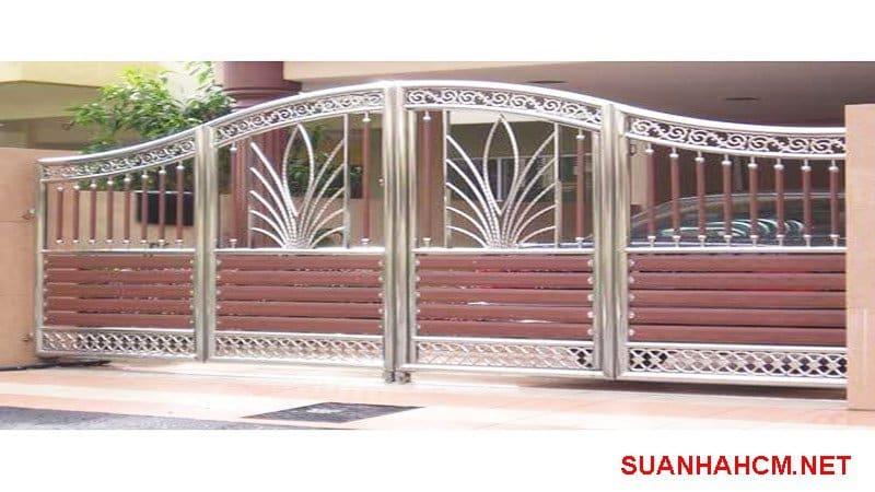 mẫu cổng inox 304 đẹp