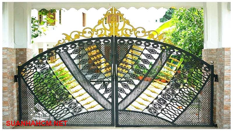 mẫu cổng kiểu cổ điển đẹp