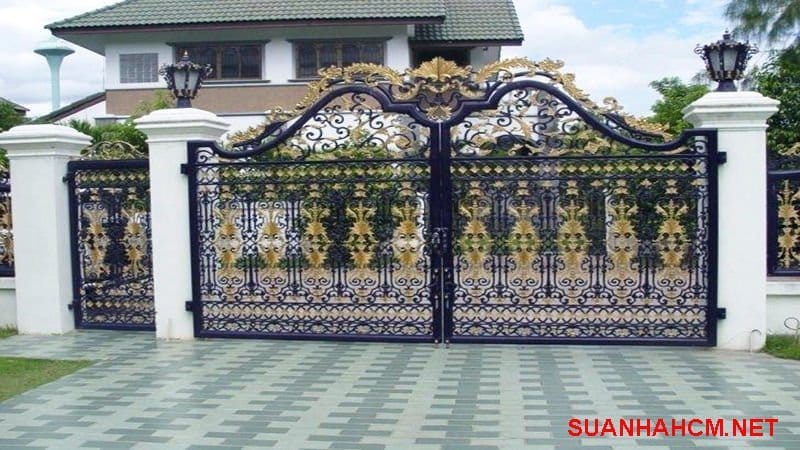 mẫu cổng nhà đẹp 2020