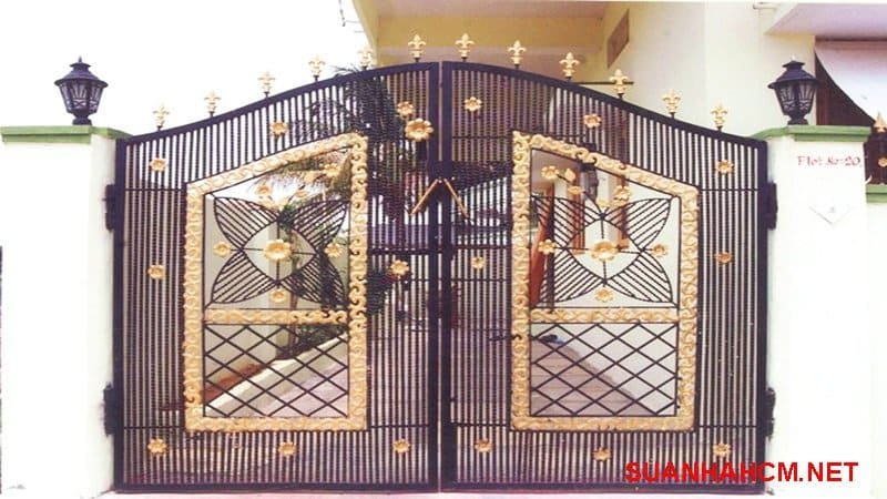 mẫu cổng sắt nhà đẹp