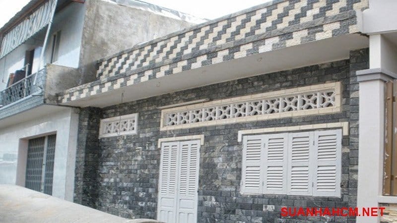 gạch giả đá ốp mặt tiền nhà đẹp