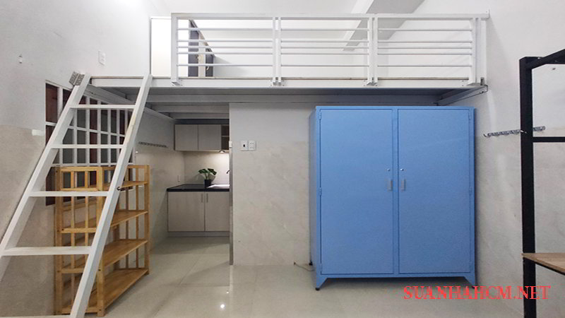 làm gác xép bằng sắt