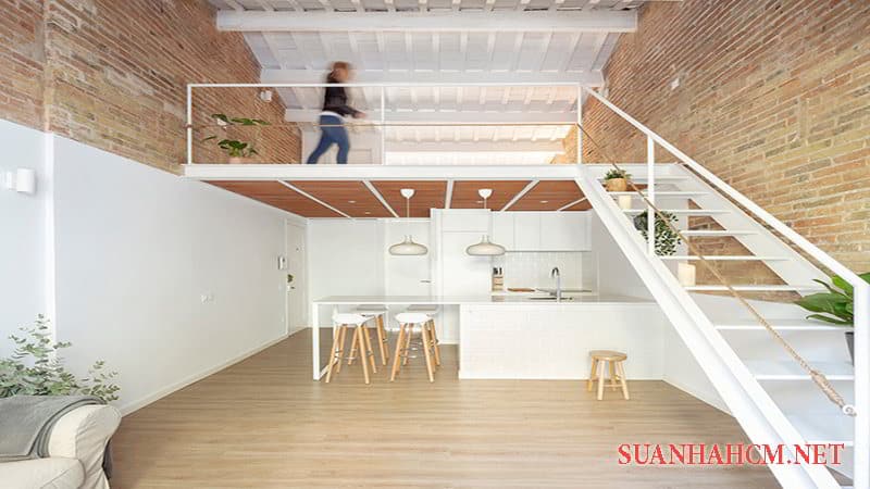 làm gác xép bằng sắt