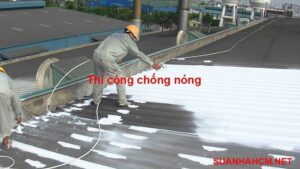 giá thi công sơn chống nóng