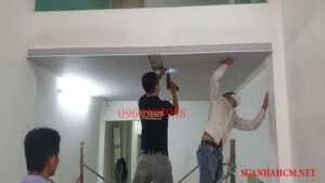 Thi công cách âm trần nhà ở ngô quyền quận 10