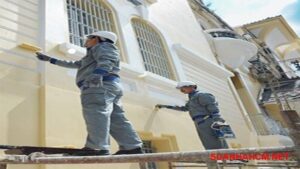 giá công sơn nhà