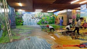 giá sơn tường 3d