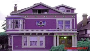 sơn mặt tiền màu khoai môn