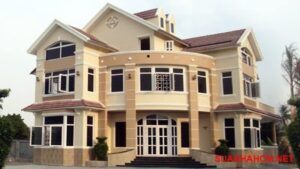 sơn ngoại thất màu cà phê sữa