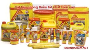 các loại vật liệu chống thấm