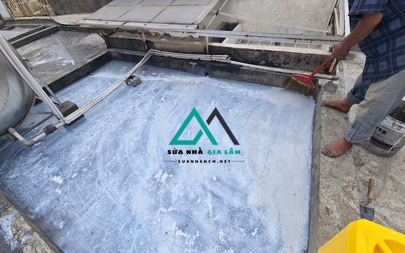 thợ chống thấm sân thượng
